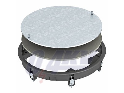 húzódoboz-betét univerzális szereléshez, PA, grafitszürke, 9011 