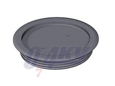 vakfedél, PA, acélszürke, 7011 