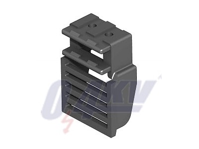 bepattinth. vezetőhosszabbító szerelv.betétekhez/kazettákhoz, PA, grafitszürke, 9011 