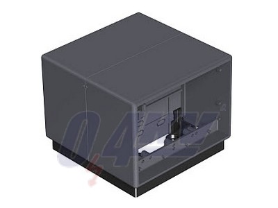 Telitank 118x118x97, PA, acélszürke, 7011 