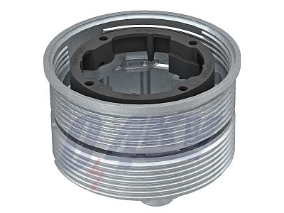 padló alatti kivezetés max. 60 mm DB-lapvastagsághoz, Zn 