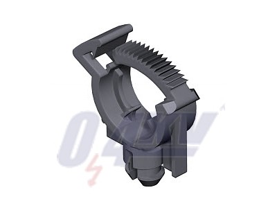 húzásmentesítő szerelvénykehelyhez, PA, grafitszürke, 9011 