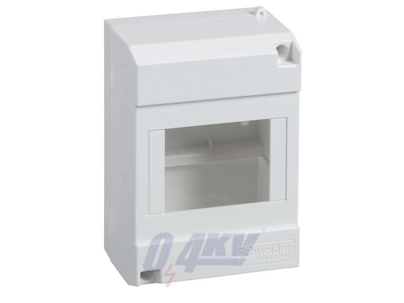 MICRO PRAGMA Kiselosztó, ajtó nélkül, falon kívüli, 4 modul