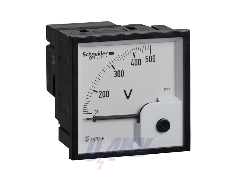 VLT voltmérő 0...500V AC 72x72