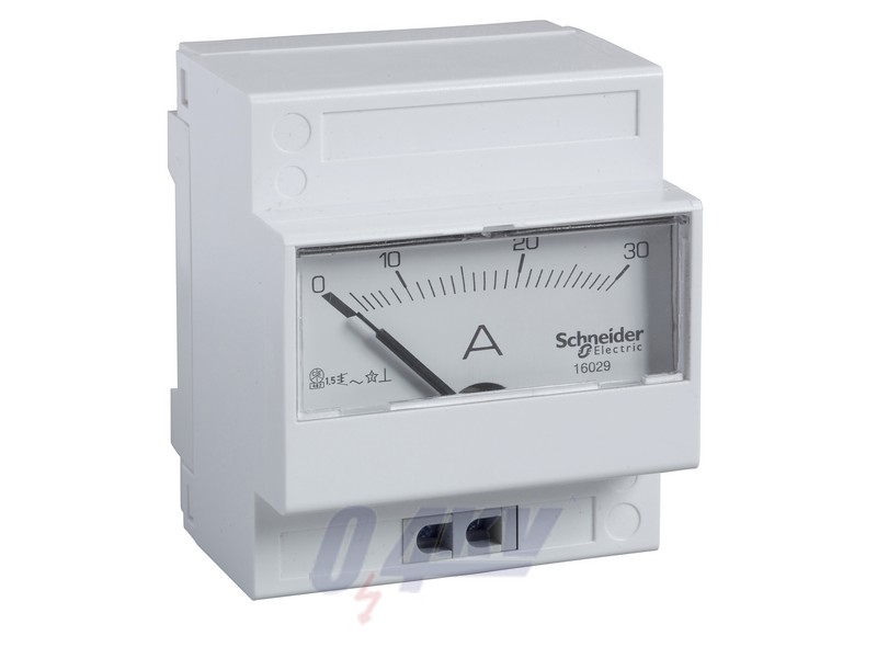 AMP ampermérő 30A közvetlen csatlakozású analóg mérő