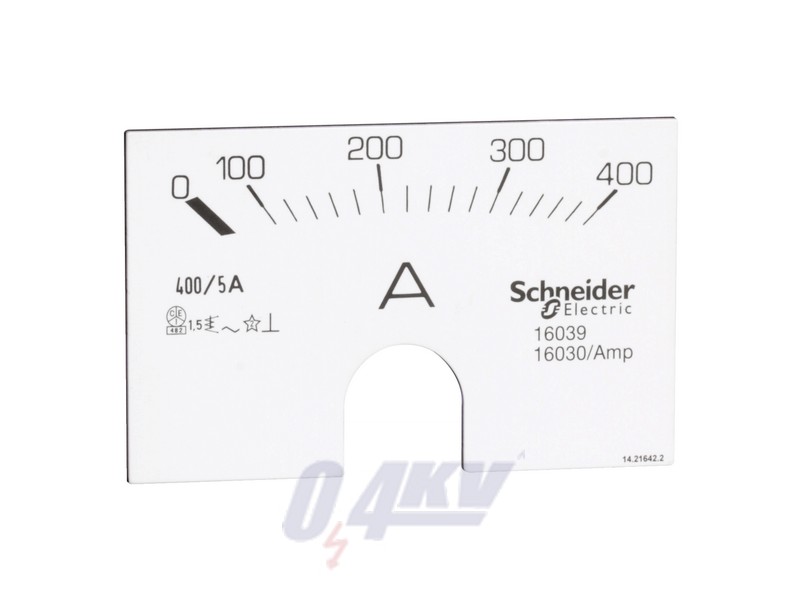 Számlap rend.sz.: 16030 alapműszerhez, 400A