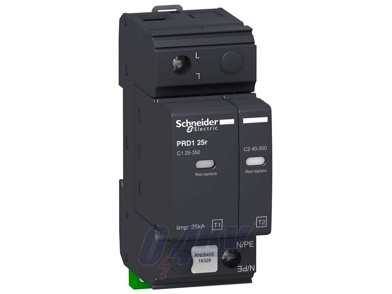 ACTI9 PRD1 túlfeszültség-korlátozó, 25r, 1P