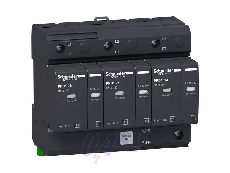 ACTI9 PRD1 túlfeszültség-korlátozó, 25r, 3P