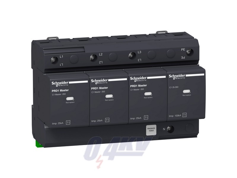 ACTI9 PRD1mAster túlfeszültség-korlátozó, 3P-N