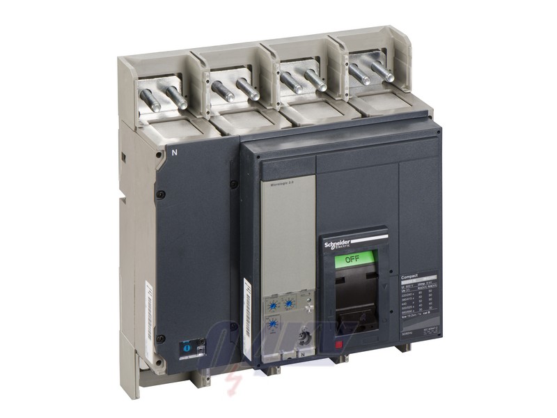 NS 800 N 4P fix kézi vezérlésű készülék mellső csatlakozás Micrologic 2.0