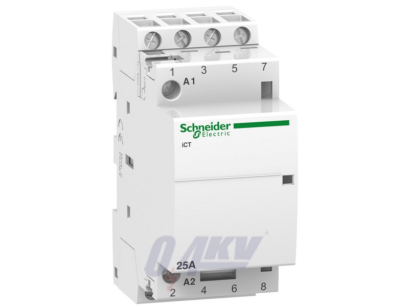 ACTI9 iCT25A kontaktor, 50Hz, 4NO, 24VAC