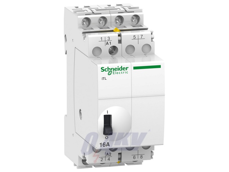 ACTI9 ITL16A impulzusrelé, 4NO, 24VAC, 12VDC