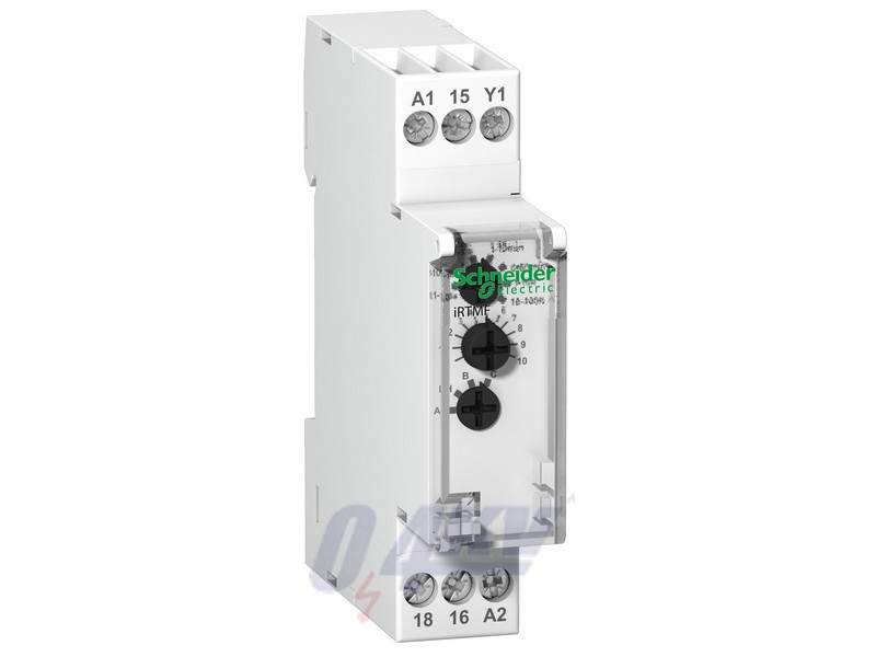 ACTI9 iRTMF időrelé, 2P, Uc 12-240 VAC, 12-240VDC