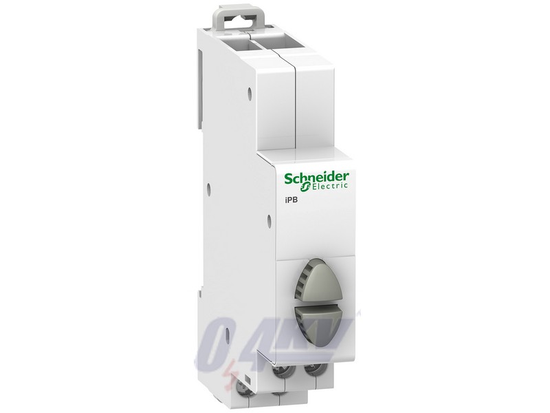 ACTI9 iPB dupla nyomógomb, 2NO, szürke-szürke