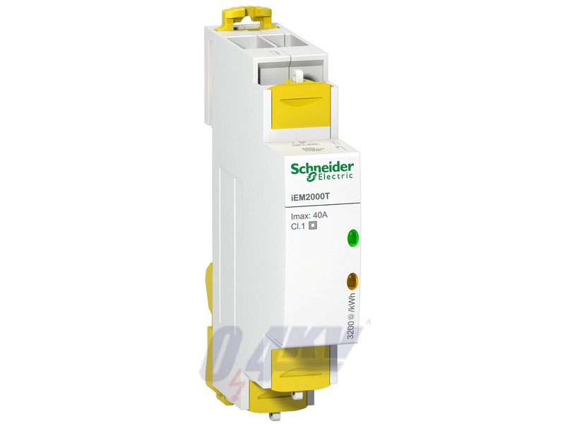 iEM2000T 40A fogyasztásmérő impulzus kimenettel, képernyő nélkül