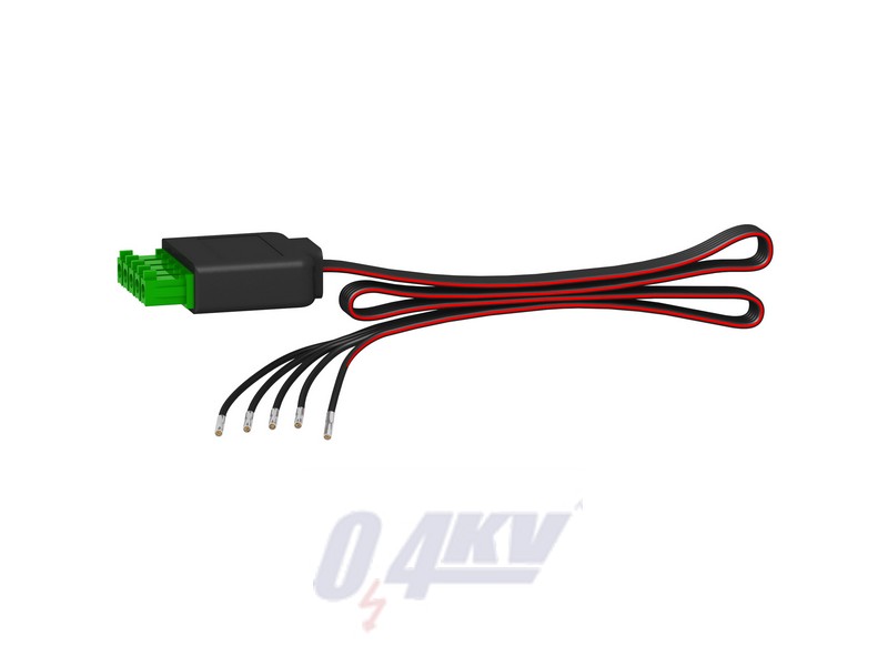 ACTI9 Vezeték PLC-hez, előre gyártott hossz: 870mm, 1 csatlakozóval