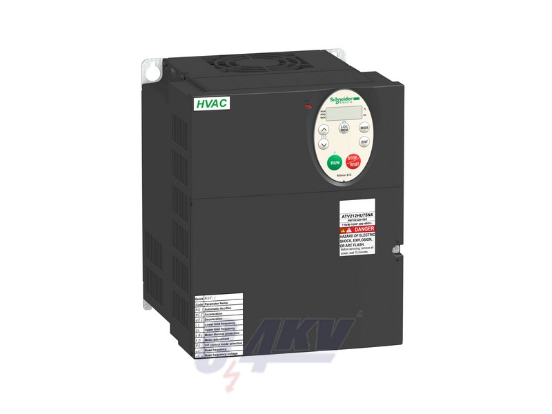 Altivar ATV212 frekvenciaváltó épületes alkalmazásokra, BACnet, 11kW, 3f, 380…480VAC, IP21, C2 osztályú EMC szűrővel