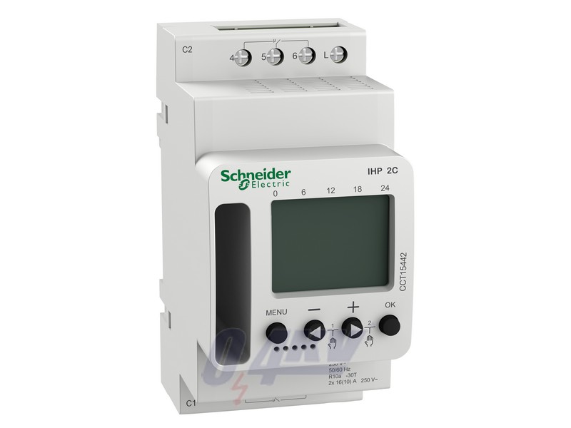 ACTI9 IHP 2C e (24/7) programozható időkapcsoló