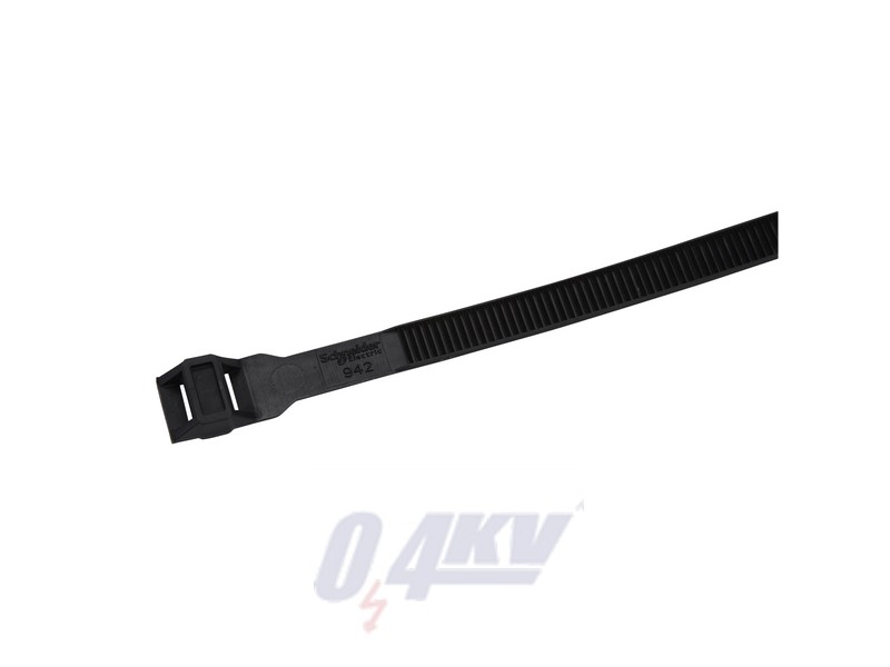 MUREVA Kábelkötegelő Fekete 194x9_PA12