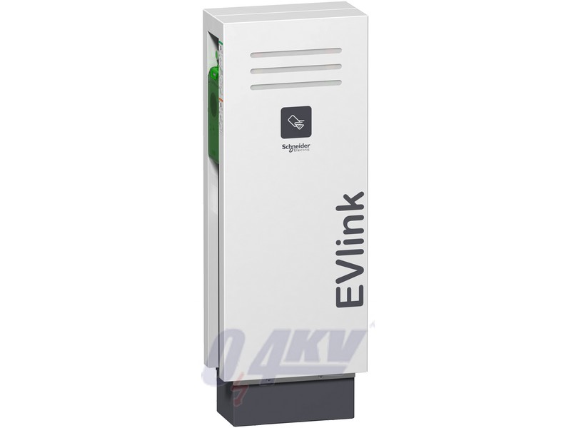 EVLink Álló elektromos autótöltő állomás T2 + TF - 22kW + 3,5kW, RFID