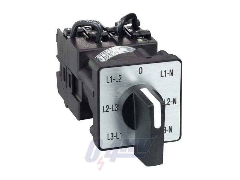 Harmony K komplett bütykös kapcsoló, 12A, multifix, 6 fokozatú +0 voltmérő