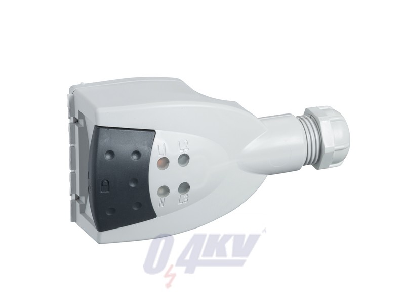 10 A-es leágazó dugaszolóelem