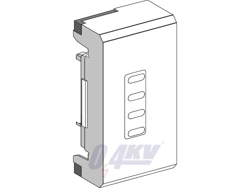 Leágazódoboz, 16 A, L+N+PE, UTE biztosítókhoz