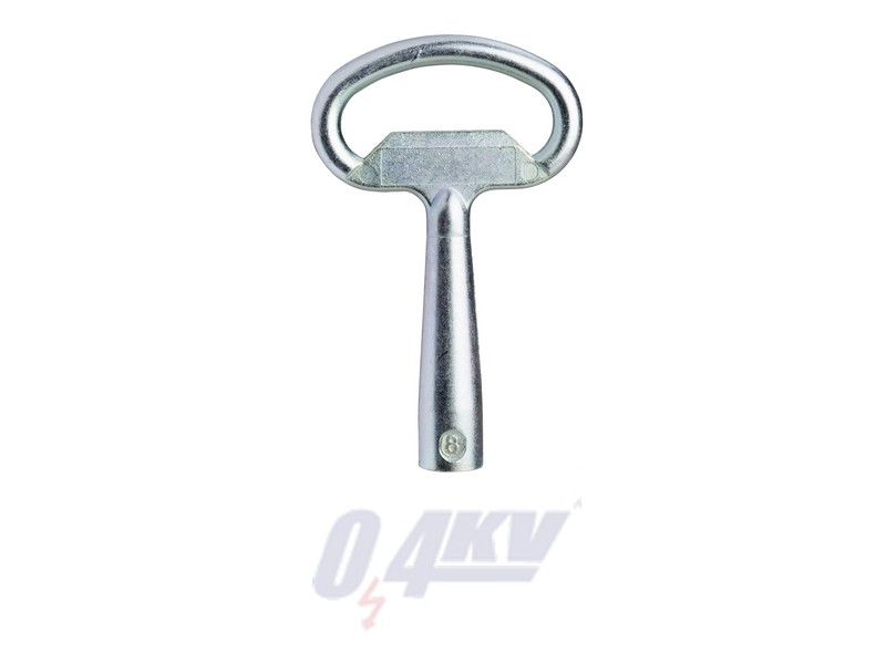 Kulcs 8mm négyzetprofil zárhoz