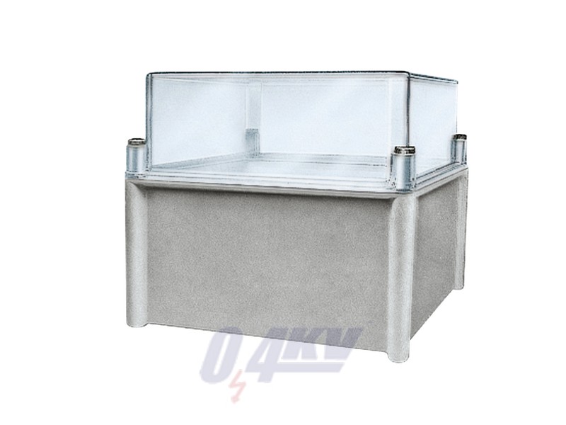 Átlátszó fedelű PLS doboz 27x36x23