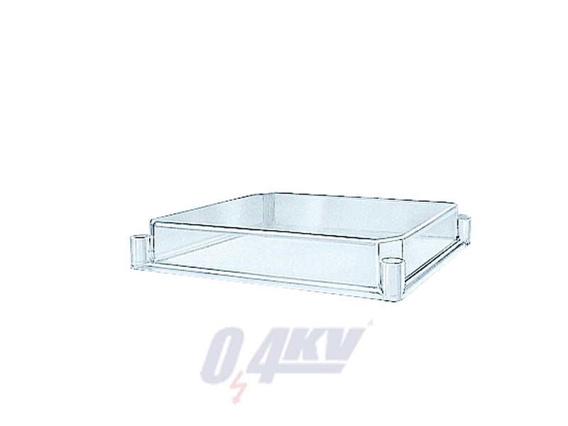 Átlátszó fedél PLS 27x27x4.5