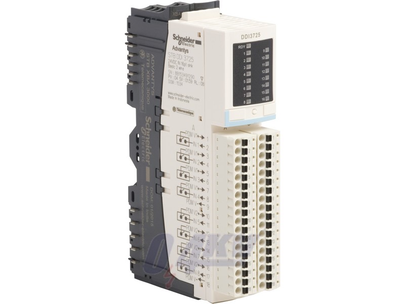 Modicon STB elosztott I/O, 24VDC be 16PT Basic kit clamp  