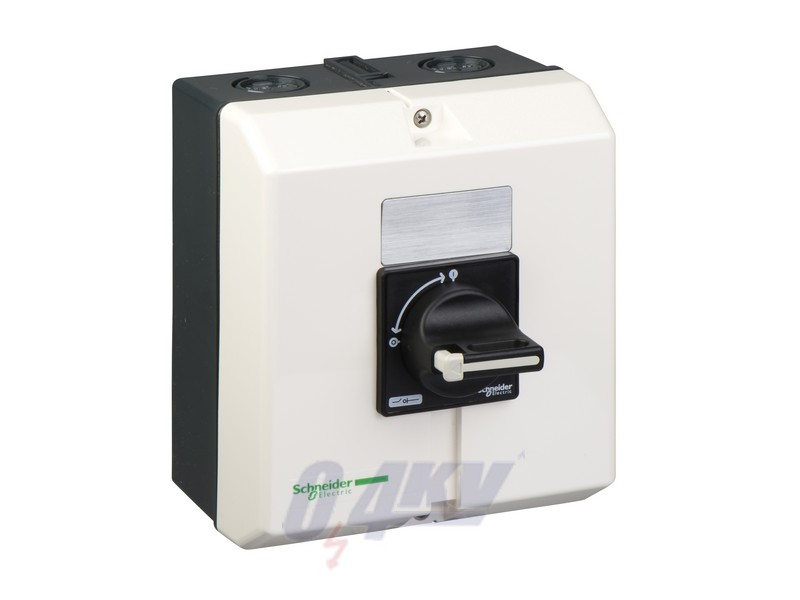 Főkapcsoló üres tok 50-63A, kapcsolókarral