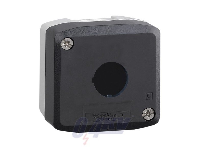 Harmony XALD nyomógomb tokozat, üres, 1 kivágás