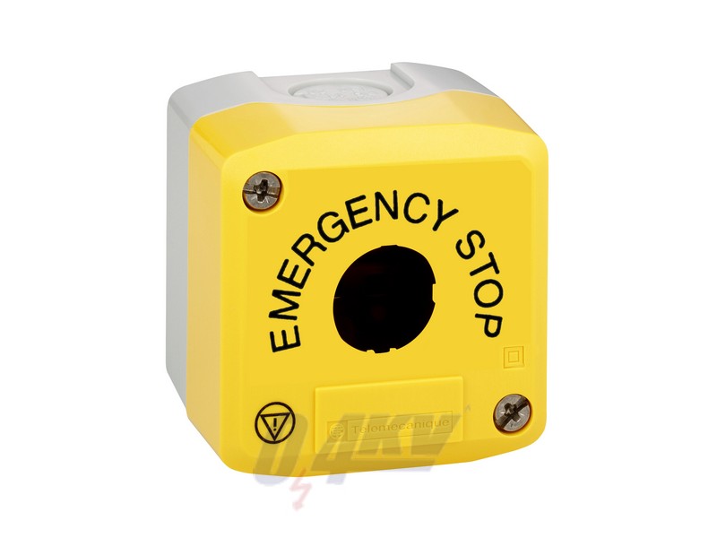 Harmony XALK tokozat vészleállítóhoz, sárga, üres, 1 kivágás, 