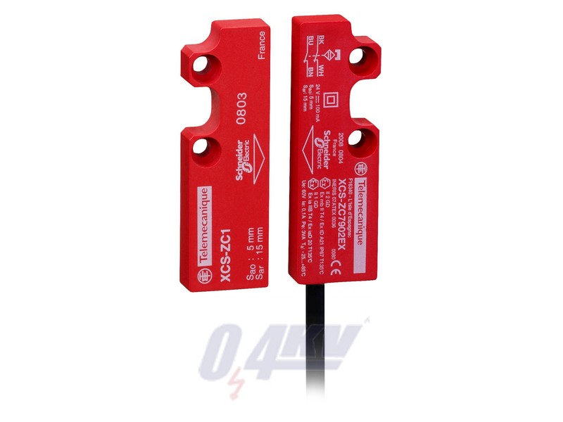 Preventa miniatűr kódolt mágneses biztonsági kapcsoló, elővezetékezett