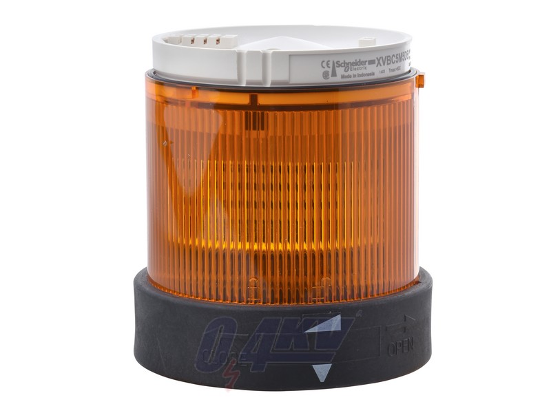 Harmony XVB Ø70 fényoszlop fénymodul, LED, villogó, narancs, 230VAC
