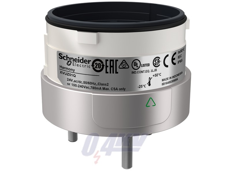 Harmony XVU Ø60 fényoszlop rögzítő egység közvetlen rögzítéshez, 3 pontos, ezüst