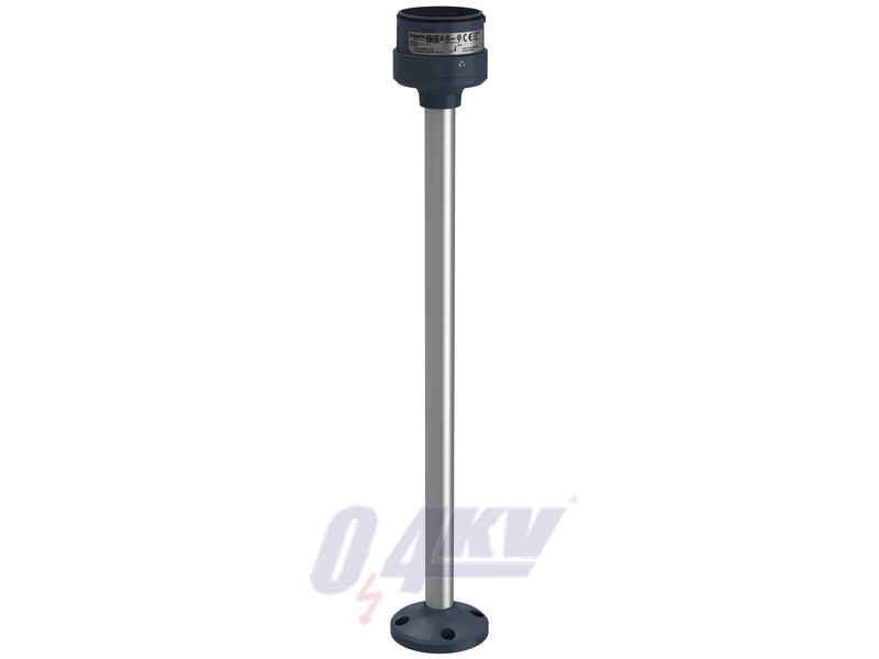 Harmony XVU Ø60 fényoszlop rögzítő egység tartóoszlopos rögzítéshez, 400 mm magas, fekete