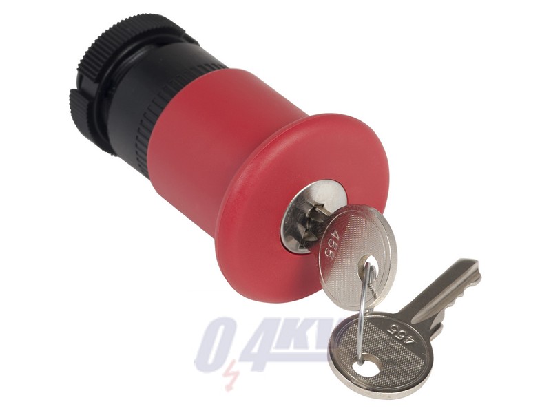 Harmony XA2 Vészgomb fej piros kulcsos átm:40mm, XAC függőkapcsolóhoz