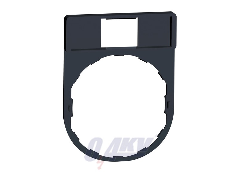 Harmony címketartó 30x40 mm, Ø22 készülékekhez, 8x27 mm felirati címke nélkül