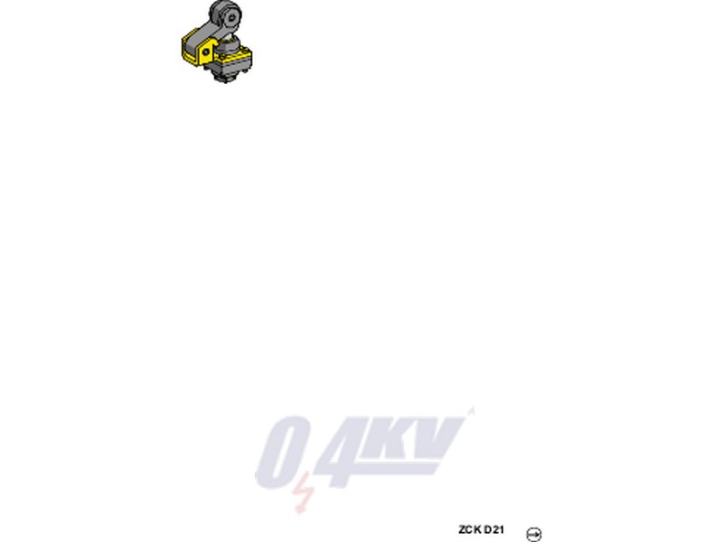 Végálláskapcsoló fej XCKM,L-hez