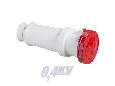 PRATIKA Lengőaljzat, 3P+F, 6h, 125A, 415V, IP67, csavaros