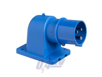 PRATIKA Panelre szerelhető villa, 2P+F, 6h, 32A, 250V, IP44, csavaros