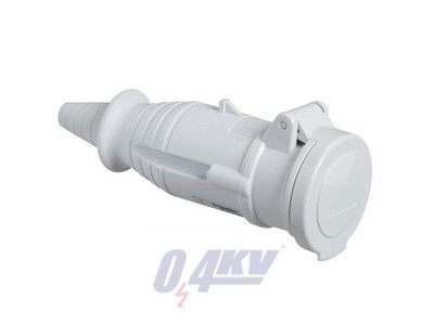 PRATIKA Lengőaljzat, 2P, 10h, 16A, 25-50V, IP44, csavaros