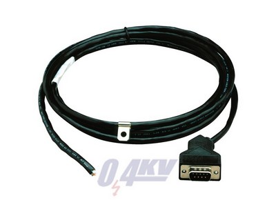 Kábel, Modbus Plus, 1 x SUB-D9 / szabad vezetékvég, 2,4m