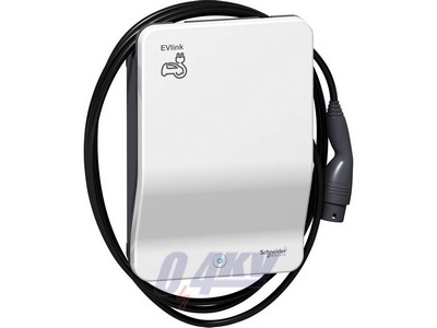 EVlink Wallbox Plus beépített kábellel T2_ 3P_32A/22kW