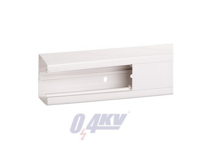 OPTILINE 45 takaró elem+2 toldó 75x55 mm, műanyag, polárfehér