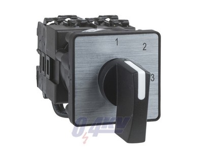 Harmony K komplett bütykös kapcsoló, 12A, multifix, 3 fokozatú +0 ampermérő