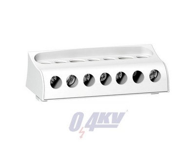 LINERGY Nulla vezető elosztó blokk, 100A, 4P, 7 lyuk