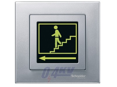 MERTEN Fedlap LED-es lámpákhoz, System-M, alumínium